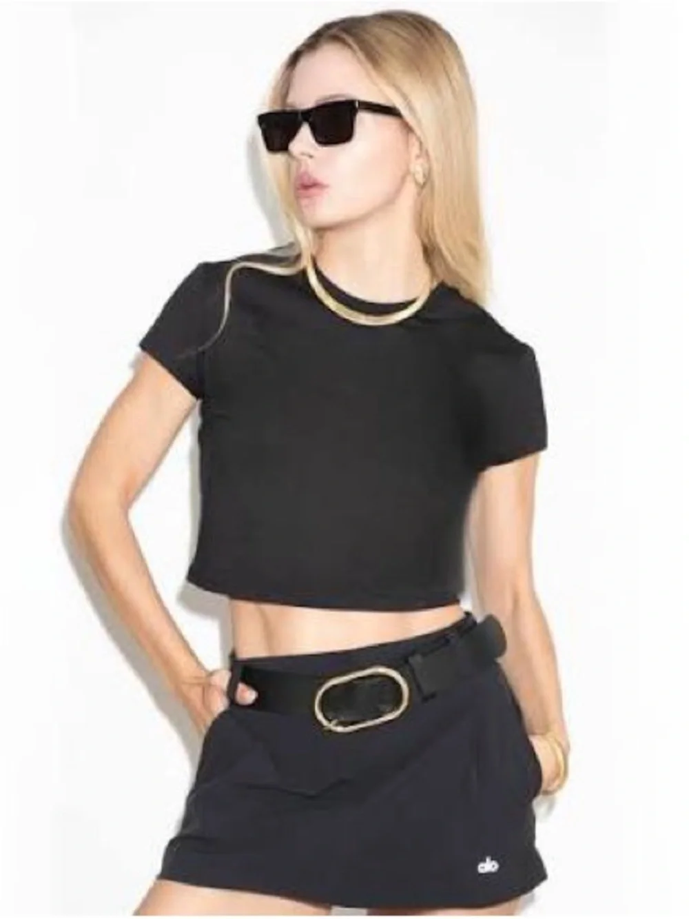 Alo fan club mini skirt